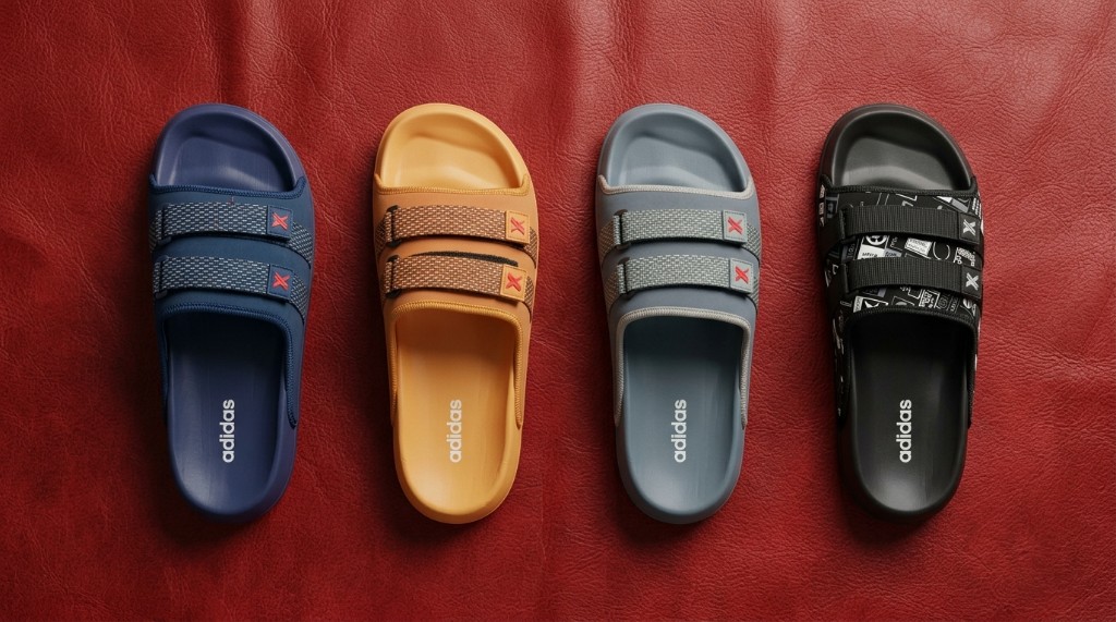 Men’s Adjustable Dual-Strap Slides 3