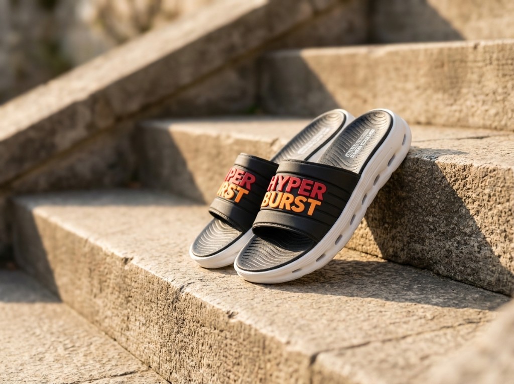 Skechers Men’s Cushion Burst Sport Slides 3