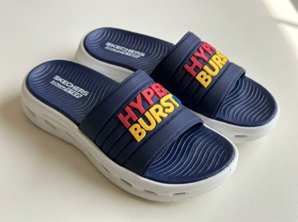 Skechers Men’s Cushion Burst Sport Slides 4