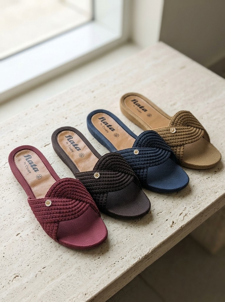 Rata by Stopy Women’s Braided Slide Slippers — buy in Pakistan