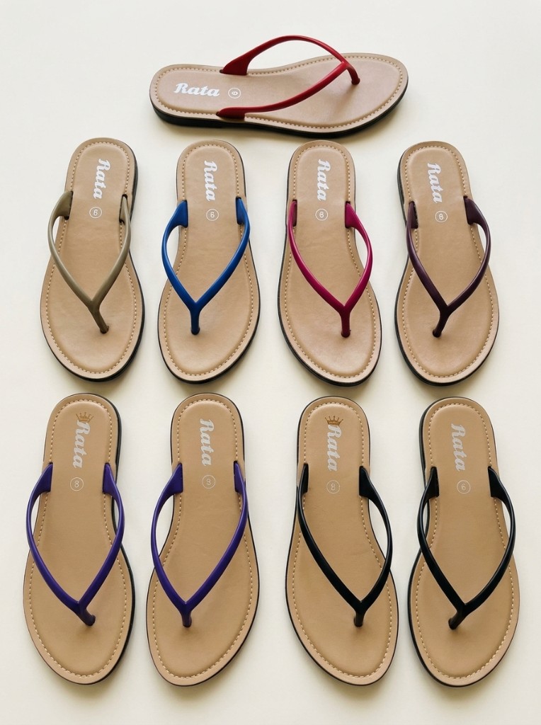 Rata Women’s Thong Flip-Flop Slippers 4