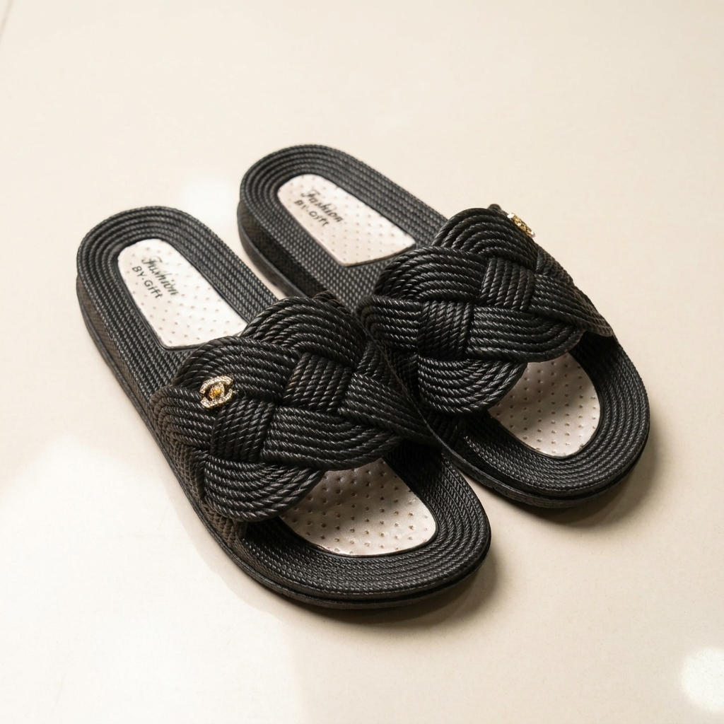 Women’s Braided Knot Comfort Slippers 4