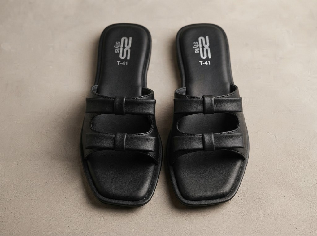 Women’s Twin Bow Cutout Slides 4