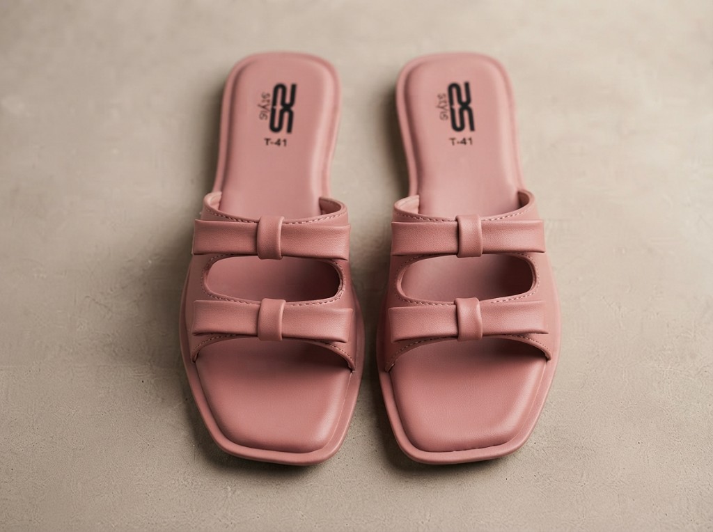 Women’s Twin Bow Cutout Slides — buy in Pakistan