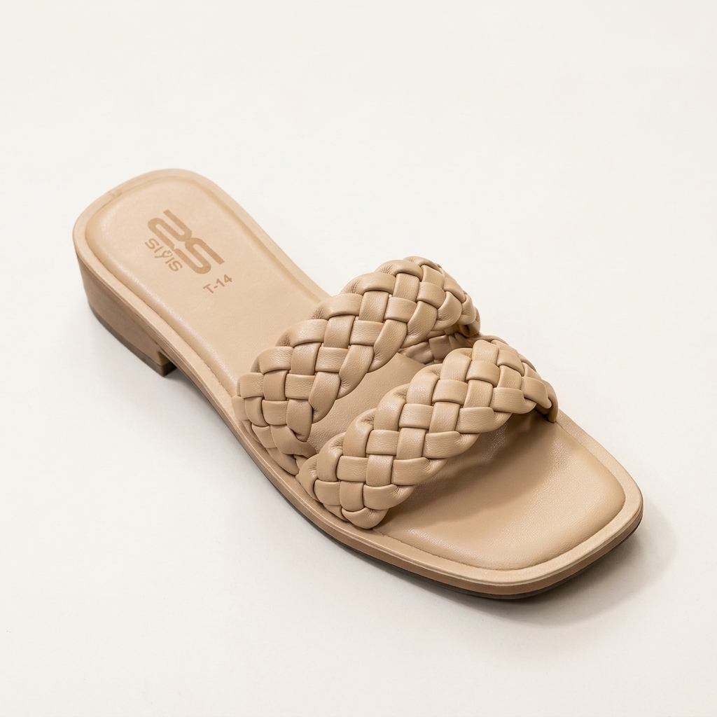 Women’s Twin Braid Comfort Slides 3