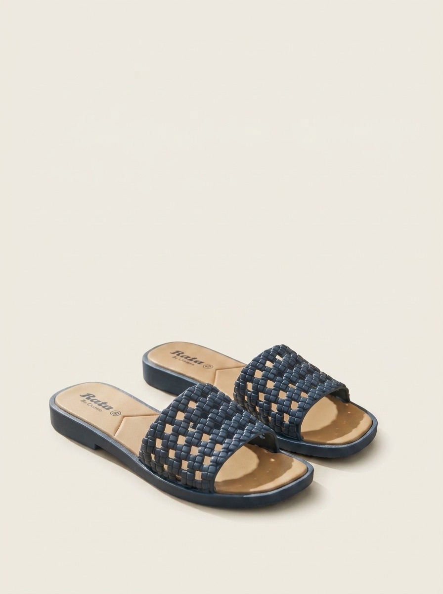 Rata By Choice Woven Women’s Slide Slippers 3