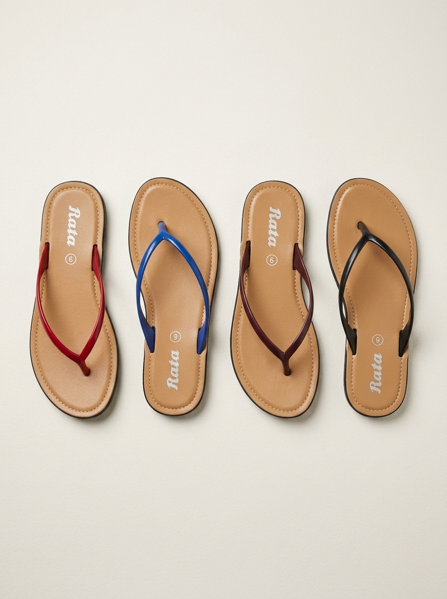Rata Women’s Thong Flip-Flop Slippers 3
