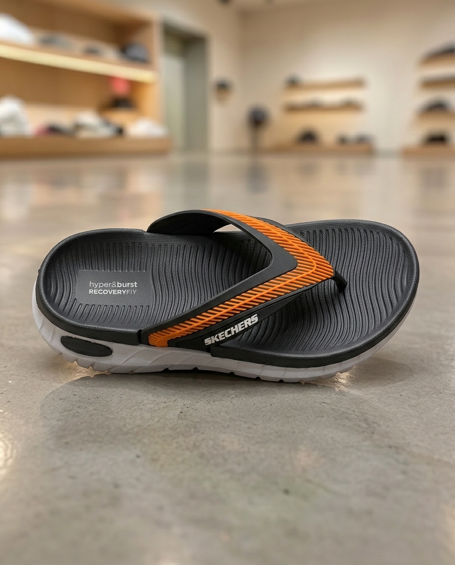 Skecher OG Slides - V shaped 2