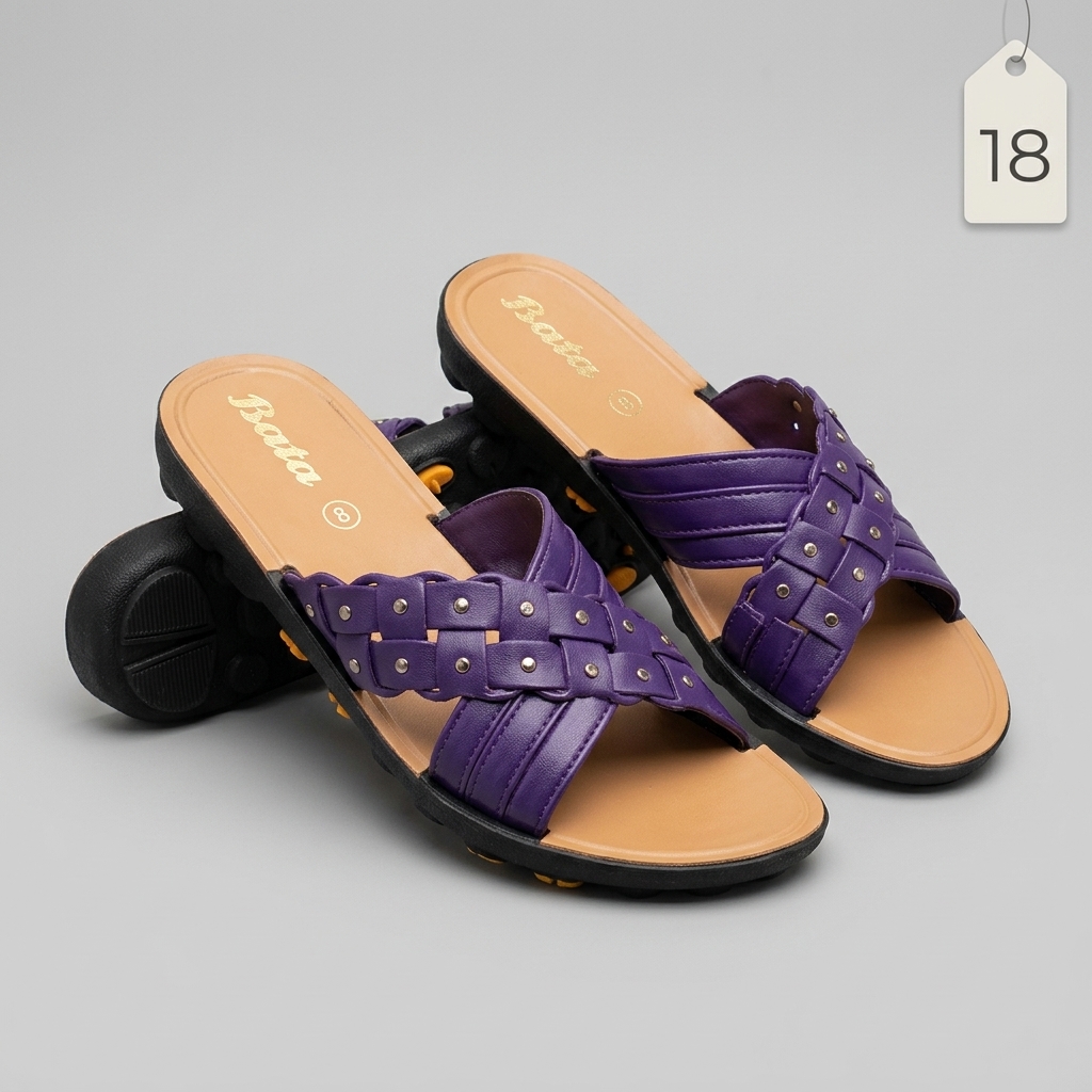 Rata Women’s Braided Cross-Strap Slippers — buy in Pakistan