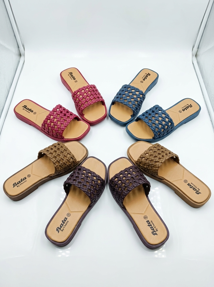 Rata By Choice Woven Women’s Slide Slippers 5