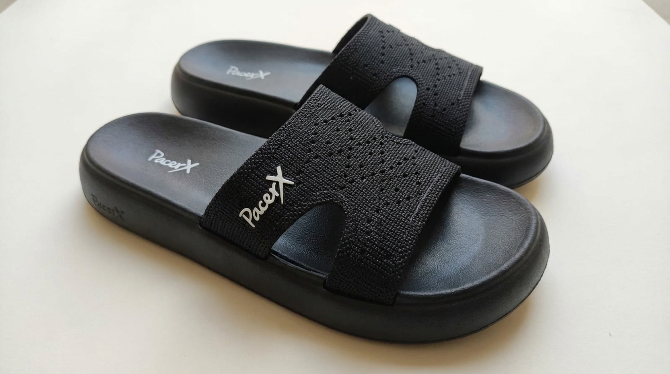 Women’s Knit Dual-Strap Comfort Slides 2